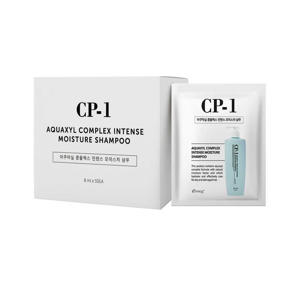 [ESTHETIC HOUSE] НАБОР Шампунь для волос УВЛАЖНЯЮЩИЙ CP-1 Aquaxyl Complex Intense Moisture Shampoo, 8мл*50шт/пробники