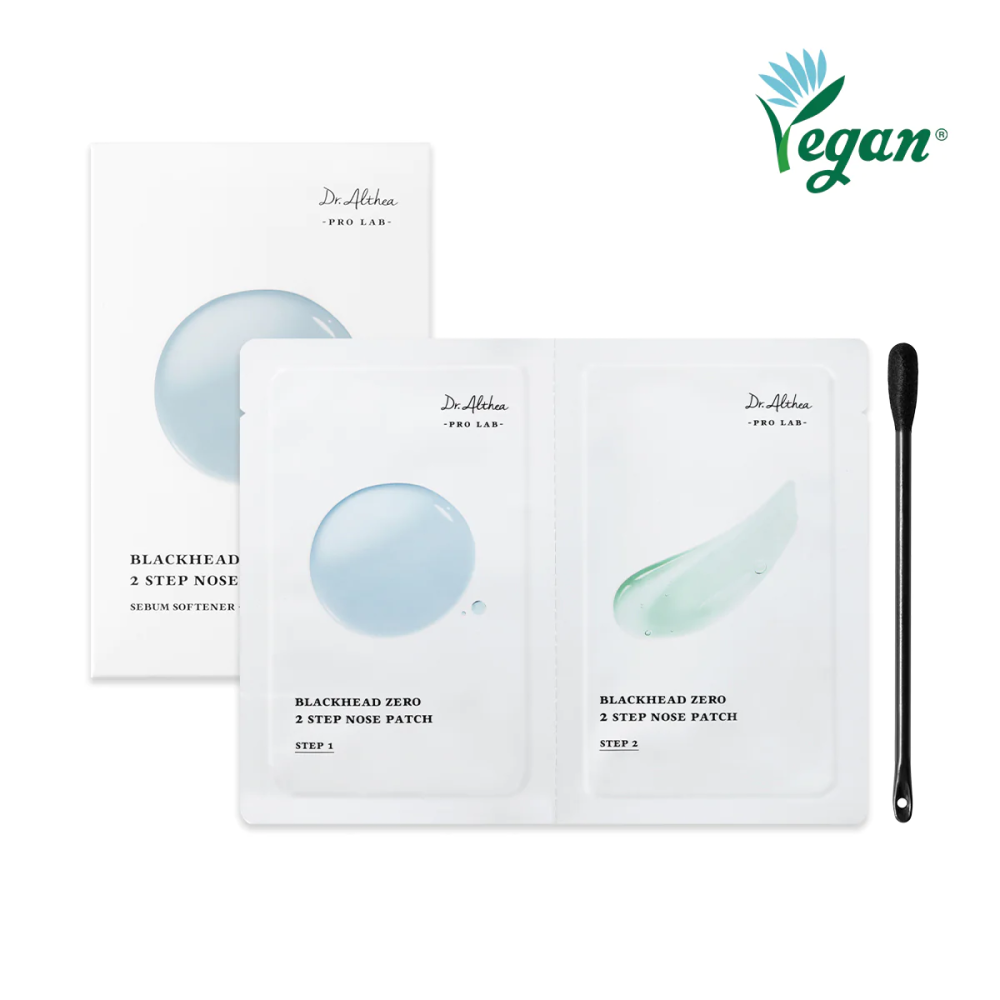 [Dr.Althea Pro Lab] Патчи от черных точек Blackhead Zero 2 Step Nose Patch, 3гр*4шт/3гр*4шт