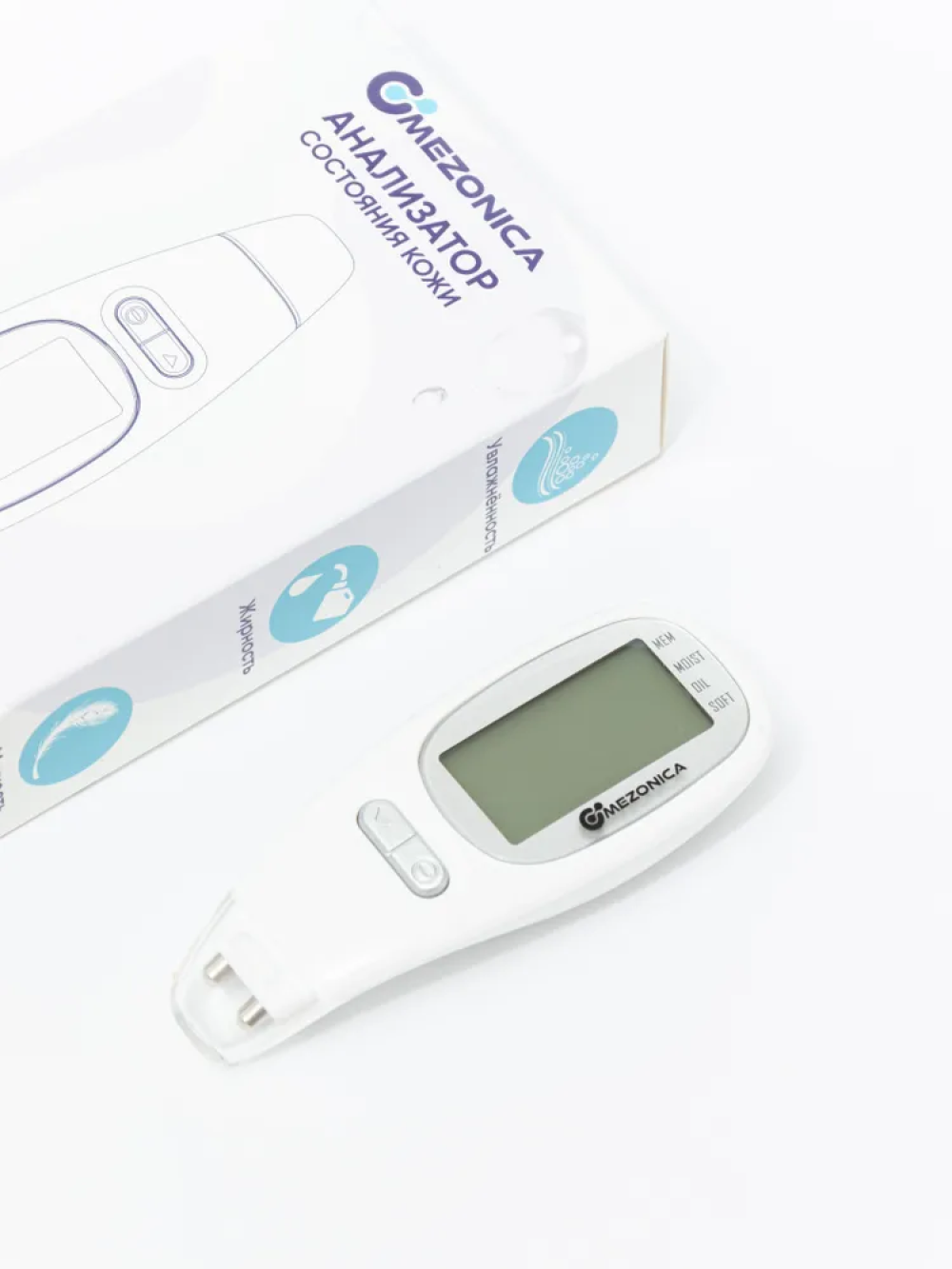 [MEZONICA] Аппарат для лица косметический АНАЛИЗАТОР УВЛАЖНЕННОСТИ КОЖИ Skin Analyzer, 1 шт
