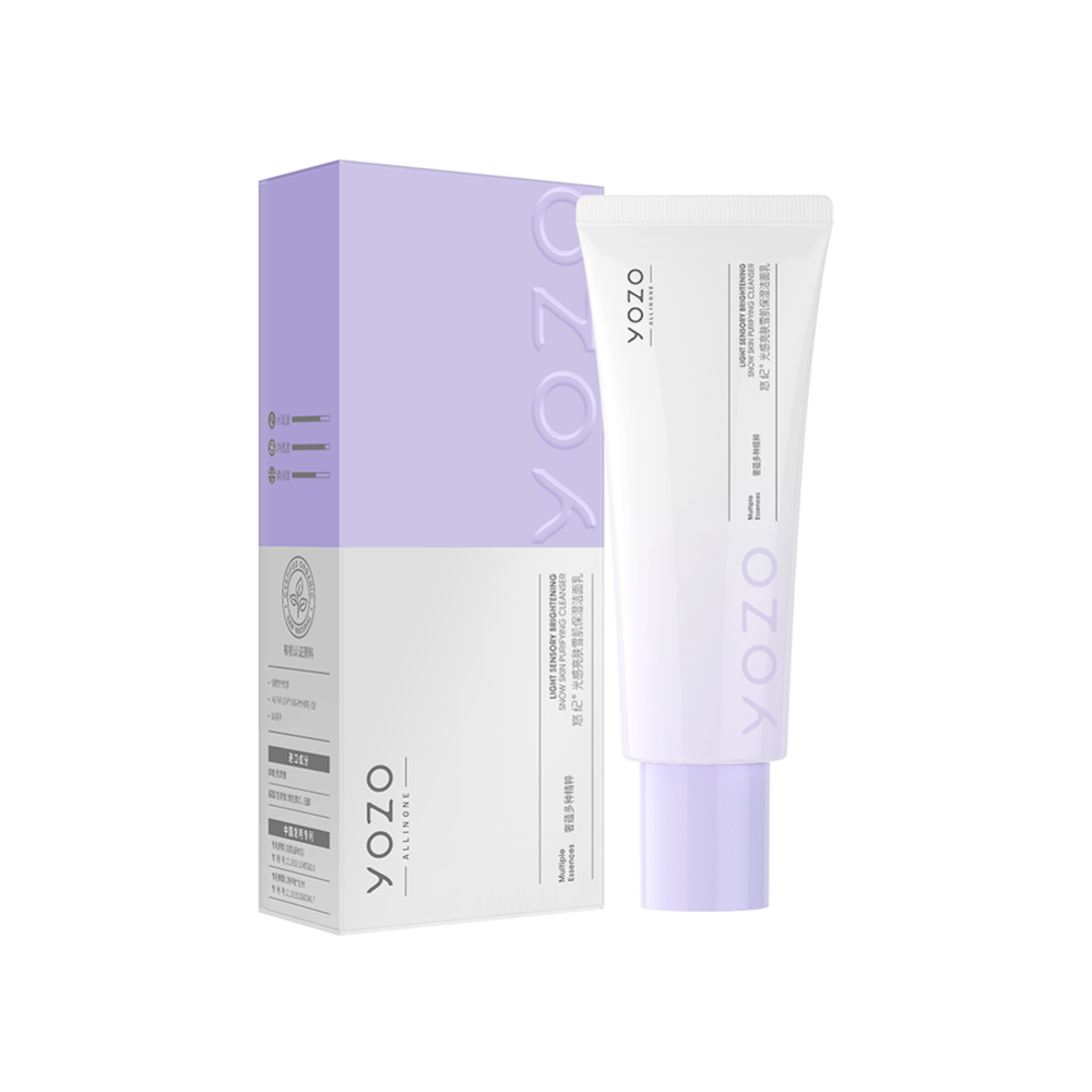 [YOZO] МИКРОБИОМ/СИЯНИЕ Пенка для умывания Light Sensory Brightening Snow Skin Purifying Cleanser, 120 гр
