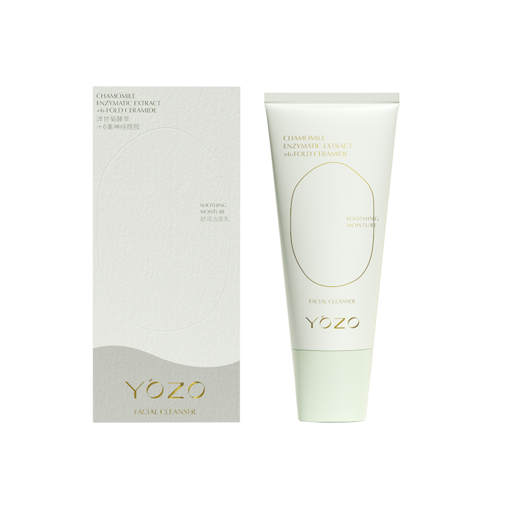 [YOZO] ГАМАМЕЛИС/КЕРАМИДЫ Пенка для умывания Chamomile Enzymatic Extract +6 Fold Ceramide Soothing Moisture Facial Cleanser, 120 гр