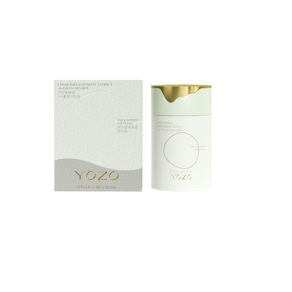 [YOZO] ГАМАМЕЛИС/КЕРАМИДЫ Крем для лица Chamomile Enzymatic Extract +6 Fold Ceramide Thick Barrier Soothing Special Care Cream, 50 гр