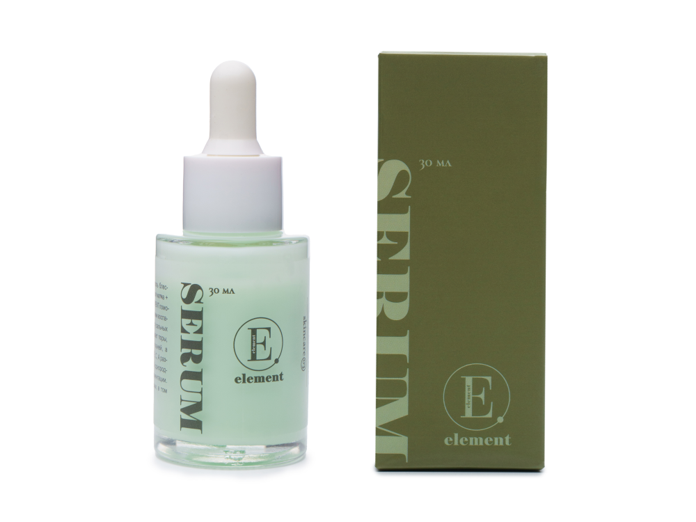 [ELEMENT] Сыворотка для лица MATTE SKIN с экстрактом зеленого чая матча, киви и витаминами Е, С, А, 30 мл