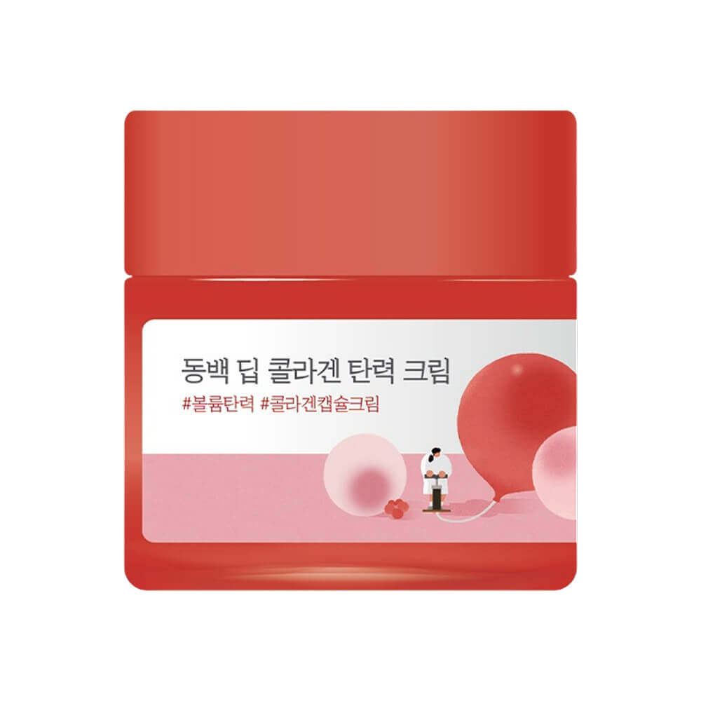[ROUND LAB] Крем для лица ЭКСТРАКТ КАМЕЛИИ коллагеновый Camellia Deep Collagen Firming Cream, 50 мл