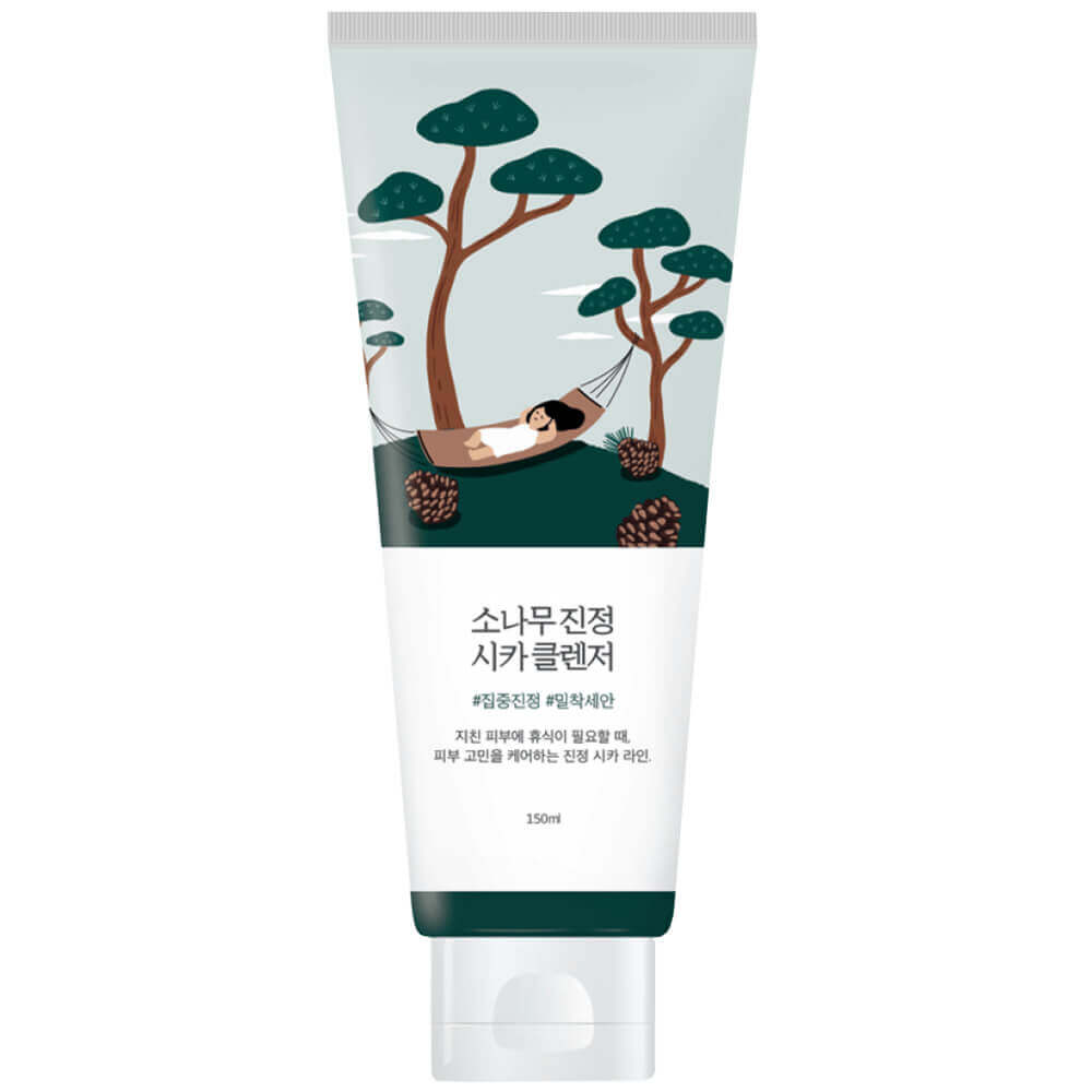 [ROUND LAB] Пенка для лица СОСНА И ЦЕНТЕЛЛА для проблемной кожи Pine Calming Cica Cleanser, 150 мл
