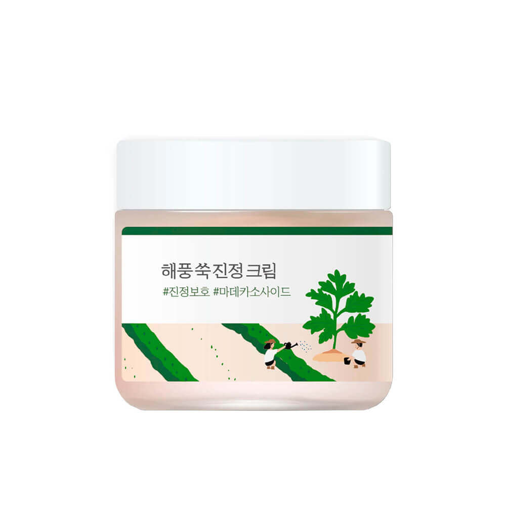 [ROUND LAB] Крем для лица успокаивающий ЭКСТРАКТ ПОЛЫНИ Mugwort Calming Cream, 80 мл