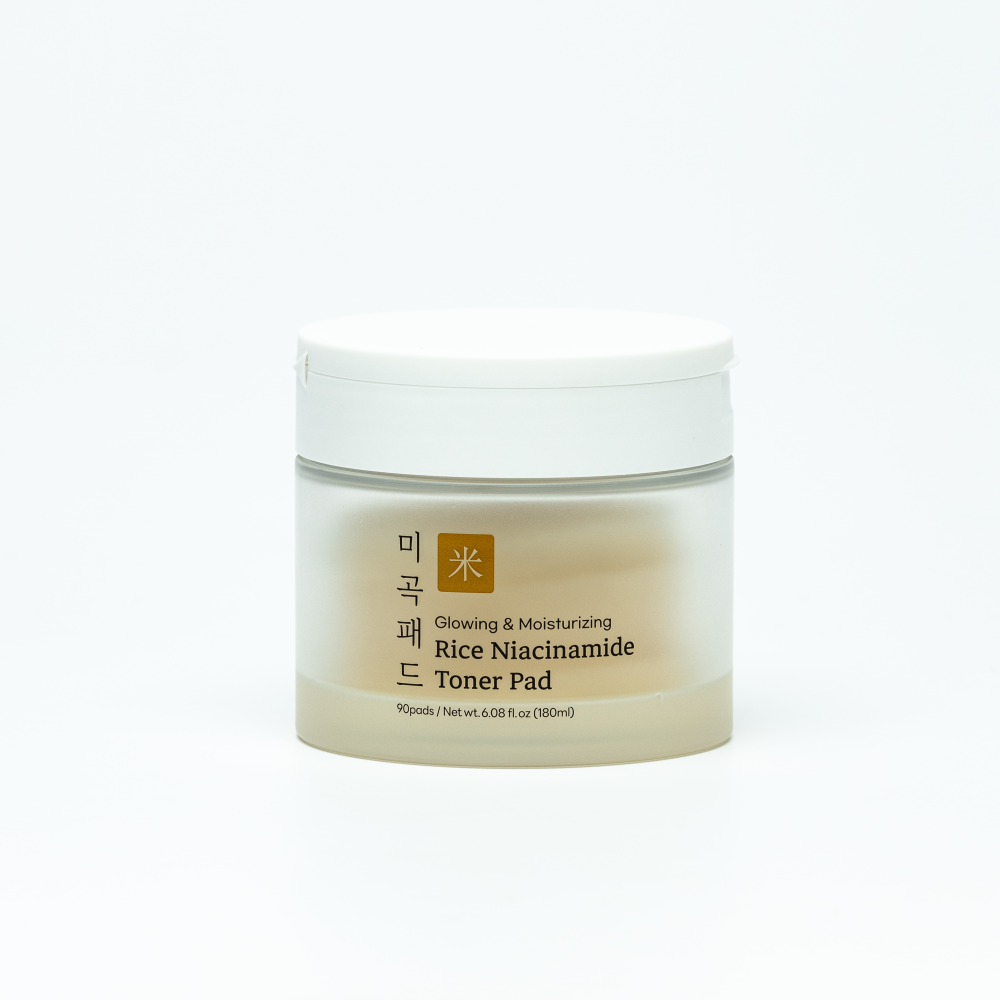 [GLAMFOX] Тонер-пэды для лица НИАЦИНАМИД И РИС увлажняющие Rice Niacinamide Toner Pad, 90 шт