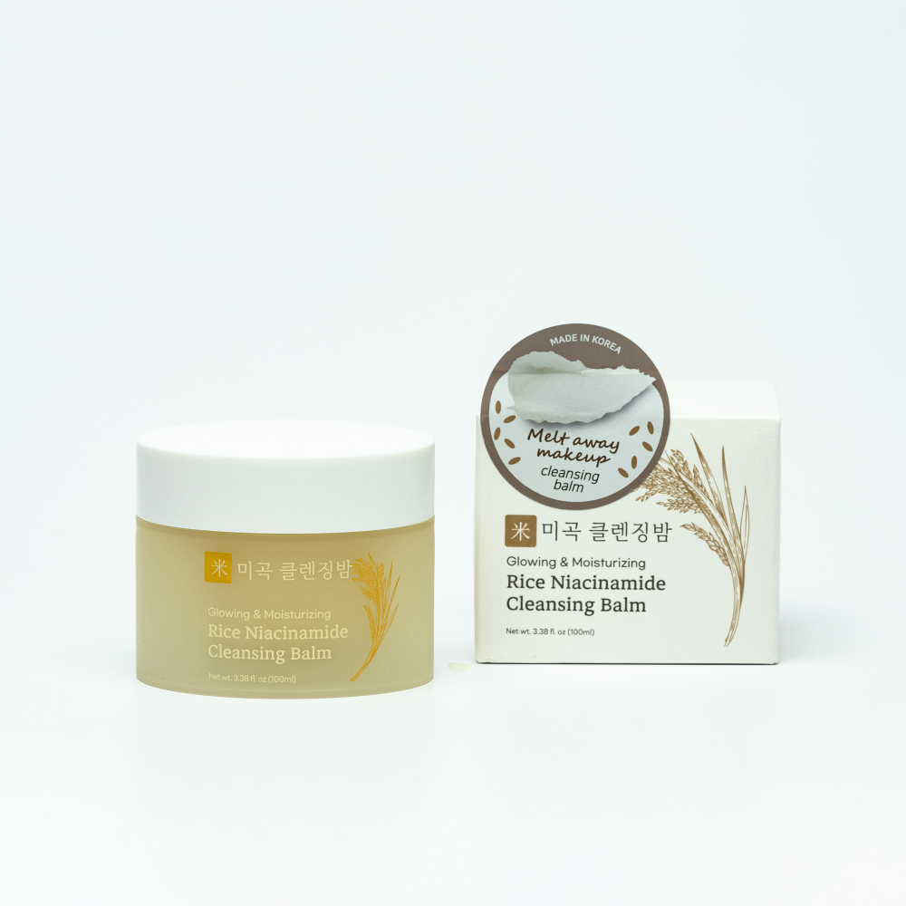 [GLAMFOX] Бальзам для лица очищающий РИС И НИАЦИНАМИД Rice Niacinamid Cleansing Balm, 100 мл