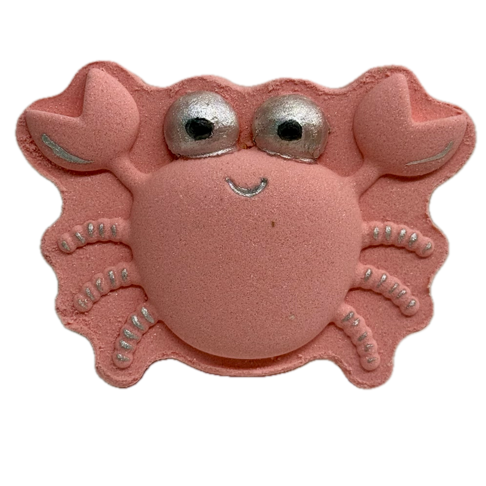 [NOKAMI] Бомбочка для ванн ручной работы КРАБИК с ароматом ВЗРЫВНАЯ ВИШНЯ, 165 гр